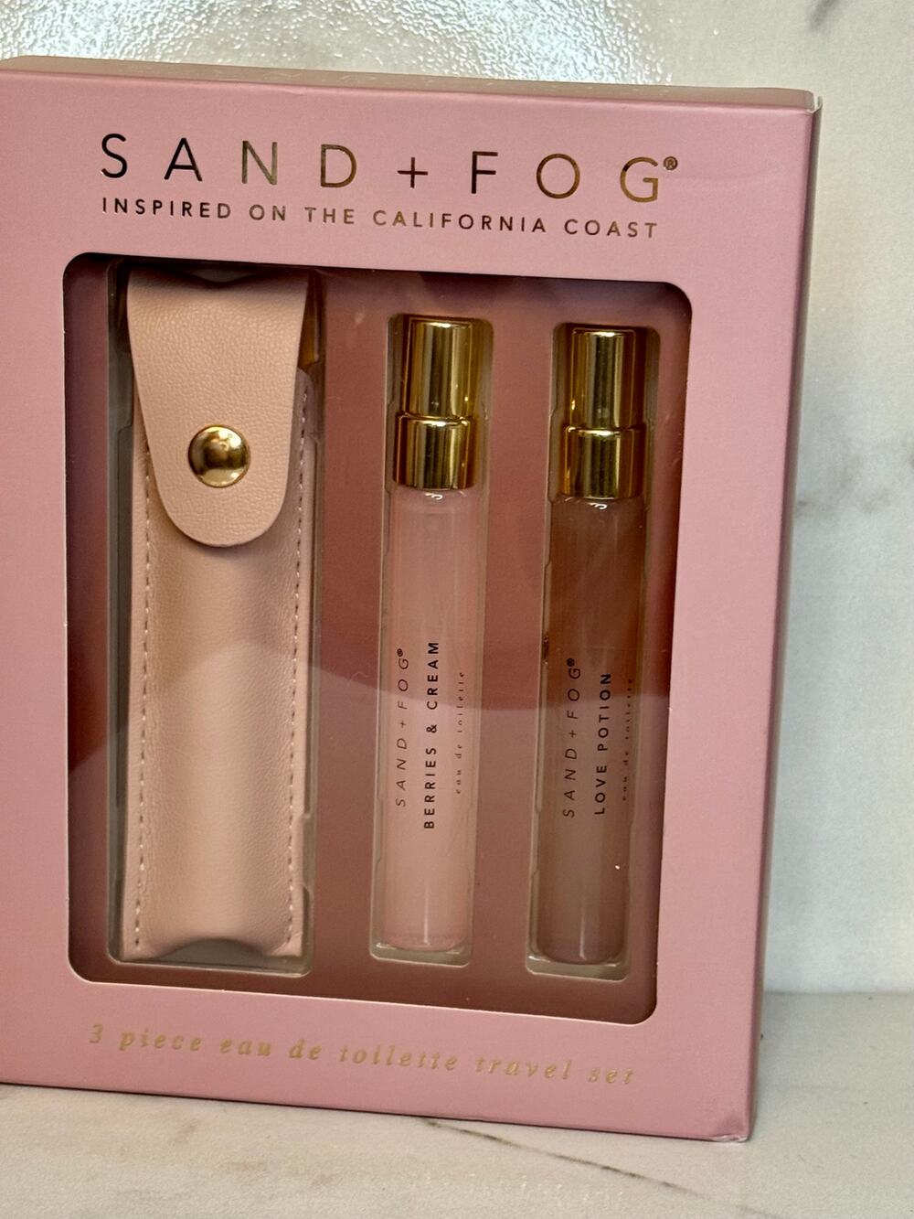 Sand + Fog EDP Oil Set - Berries and Cream & Love Potion with cute Carrying case